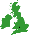 Map - arrow shows Painswick
